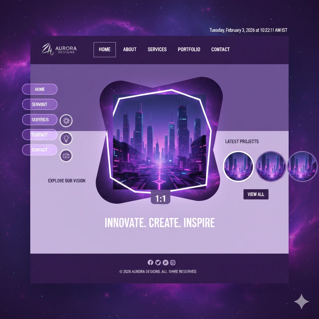 Modern UI UX website design created by the Best Digital Marketing Specialist in Dubai