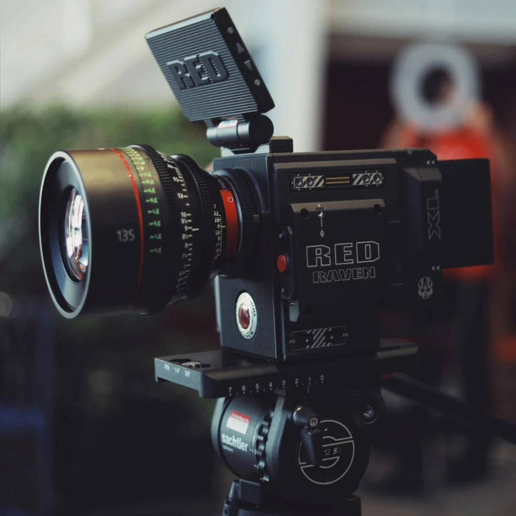 Professional cinema camera used by the Best Digital Marketing Specialist in Dubai for high-quality video production